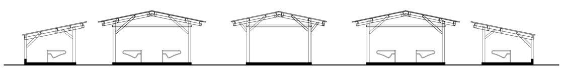 schema d'une stabulations en logettes stabeco